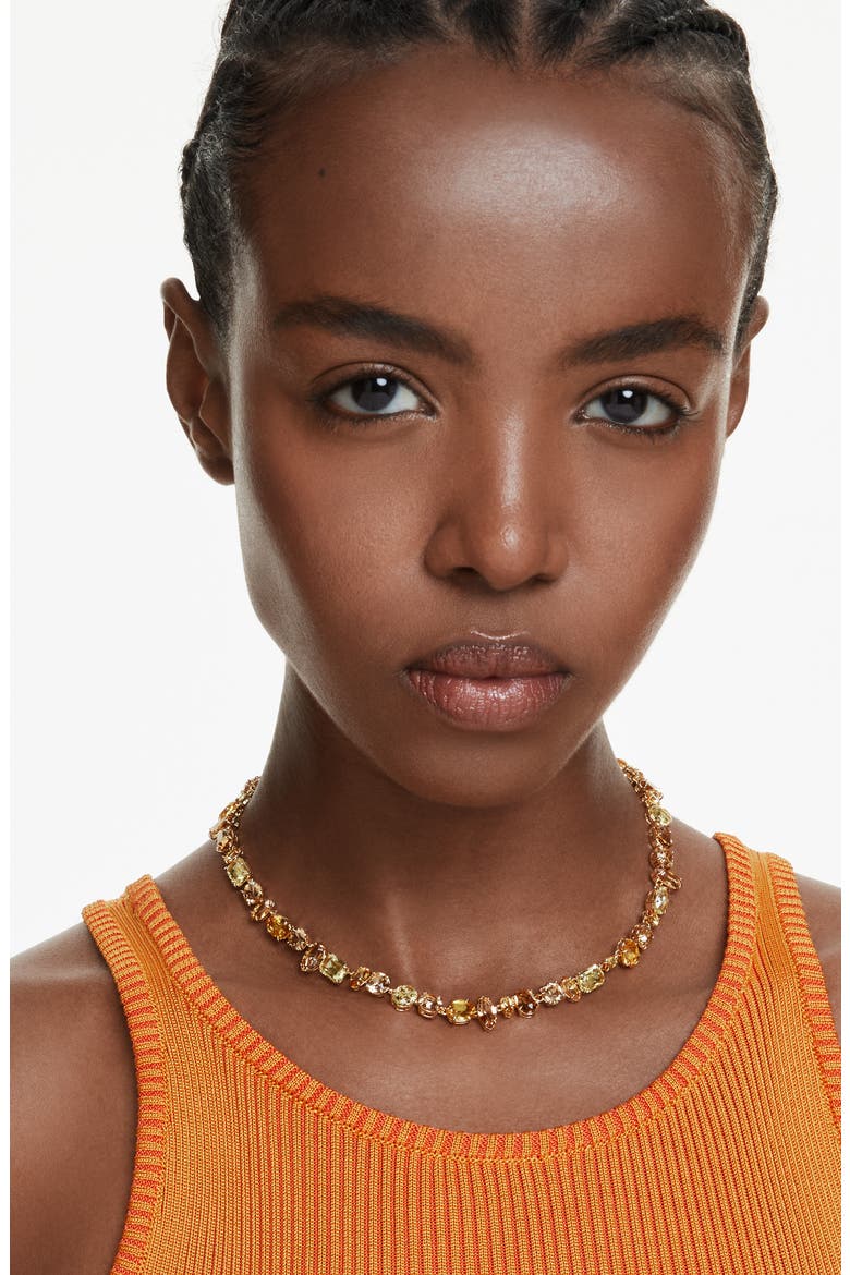 Gema Necklace, Alternate, color, GOLD
