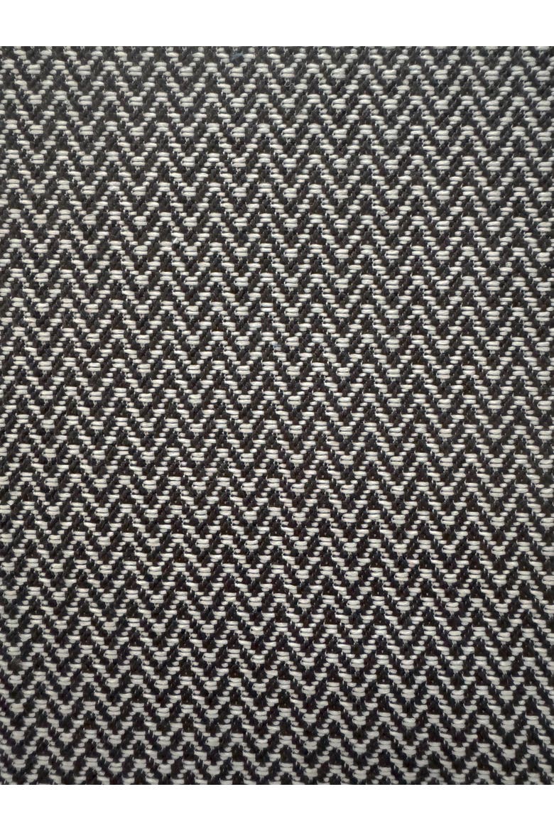 Herringbone Bay Pillow, Alternate, color, Black