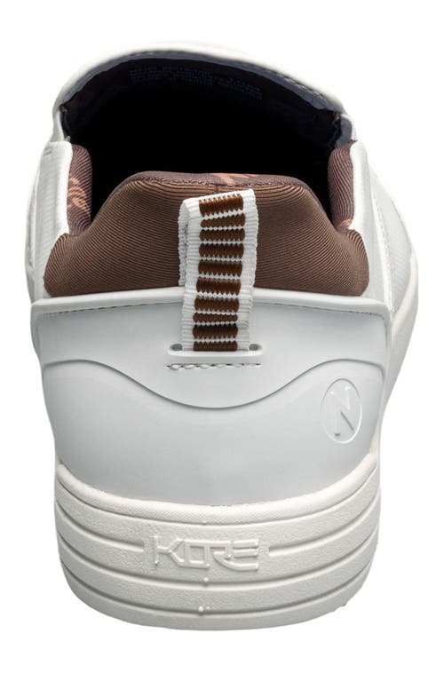 Nunn Bush Kore City Walk Slip-on Sneaker In White