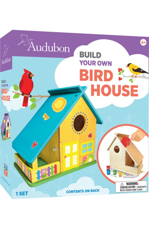 Audubon Bird House Wood Craft Kit