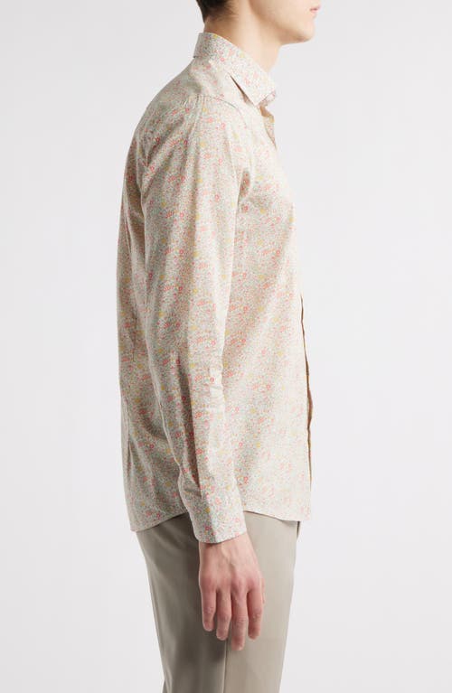 Jack Victor Denis Floral Button-up Shirt In Pink