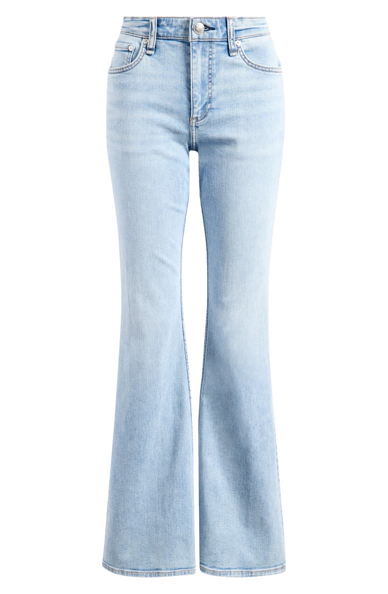 rag & bone Flexi Dahlia Mid Rise Flare Leg Jeans, Alternate, color, Lou