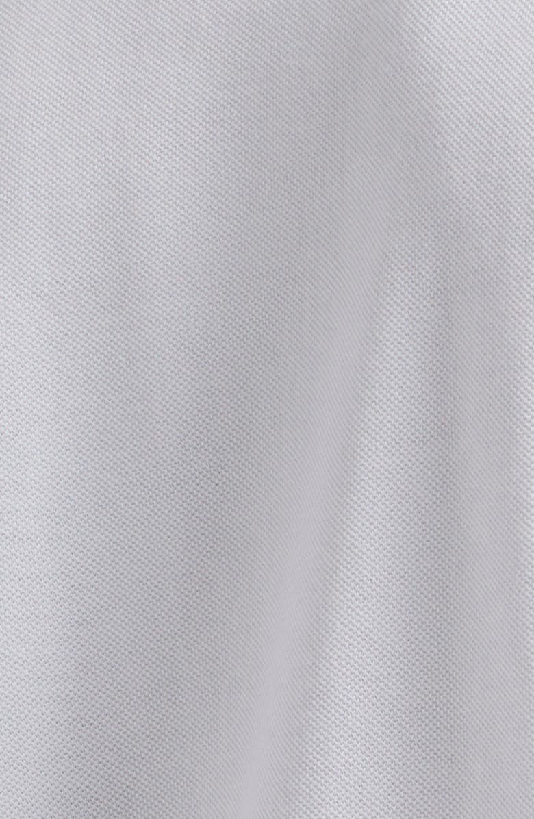 Moncler Short Sleeve Cotton Polo, Alternate, color, White