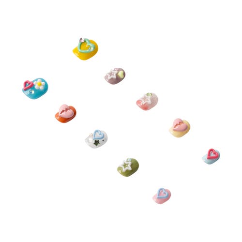 3h Nails Kawaii Star Luxury Handmade Press On Nails In Multi