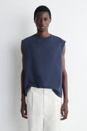 COS Relaxed Cotton-crepe Tank Top