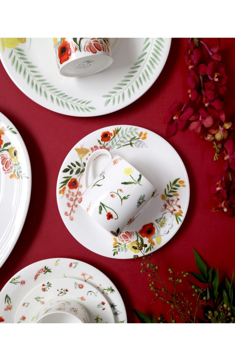 Twig New York Language of Flowers Set of Two Mugs, Alternate, color, Multi