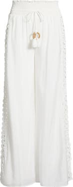 Elan Wide Leg Cover-Up Pants