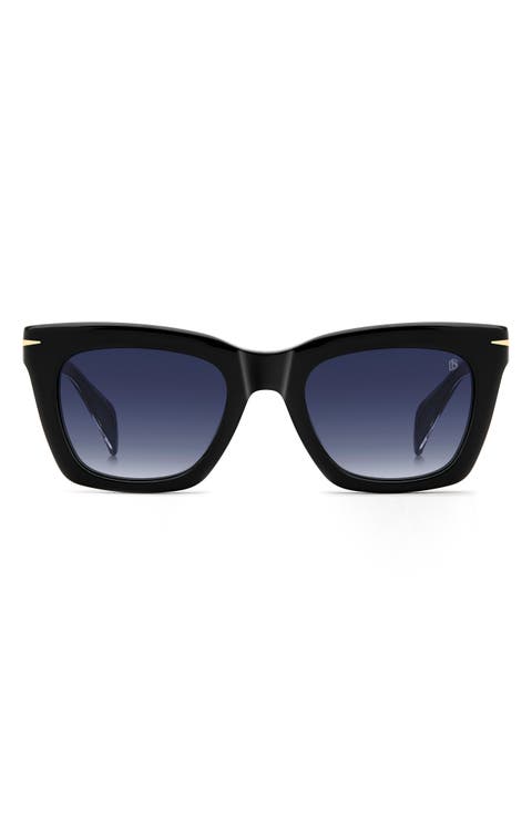DB 99/Miami 51mm Gradient Rectangular Sunglasses