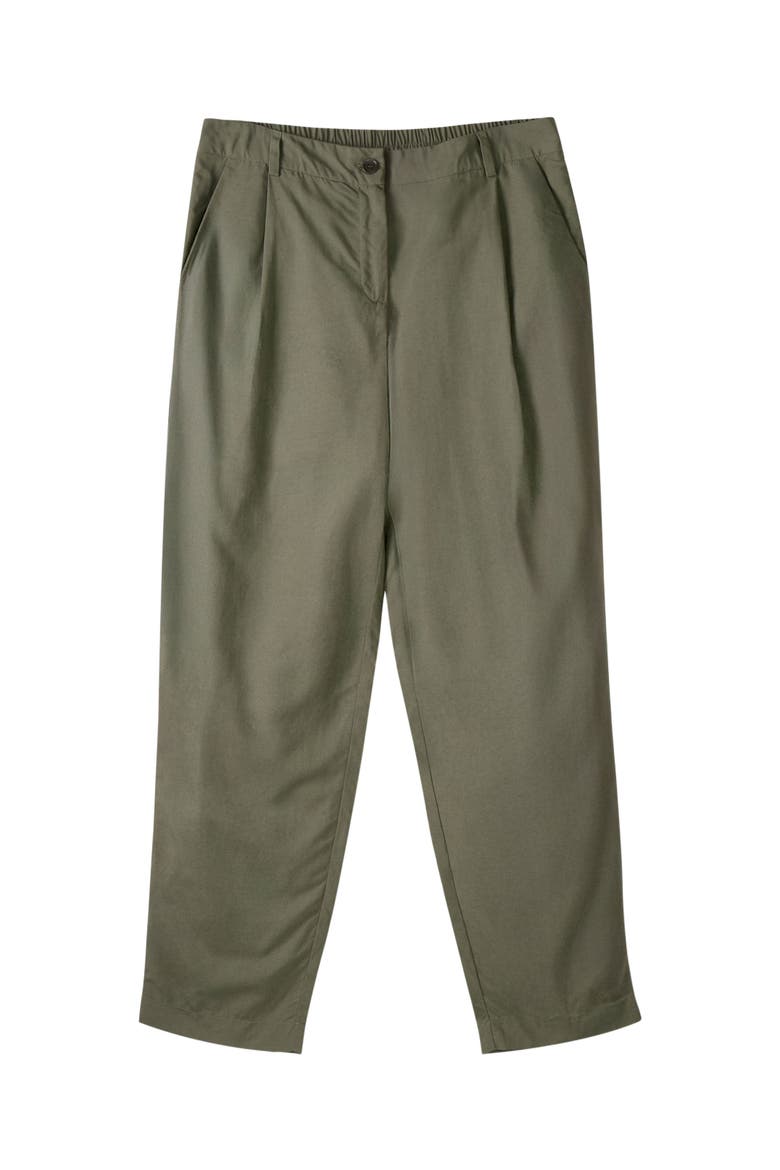 Casual Tapered Leg Pants, Alternate, color, KHAKI