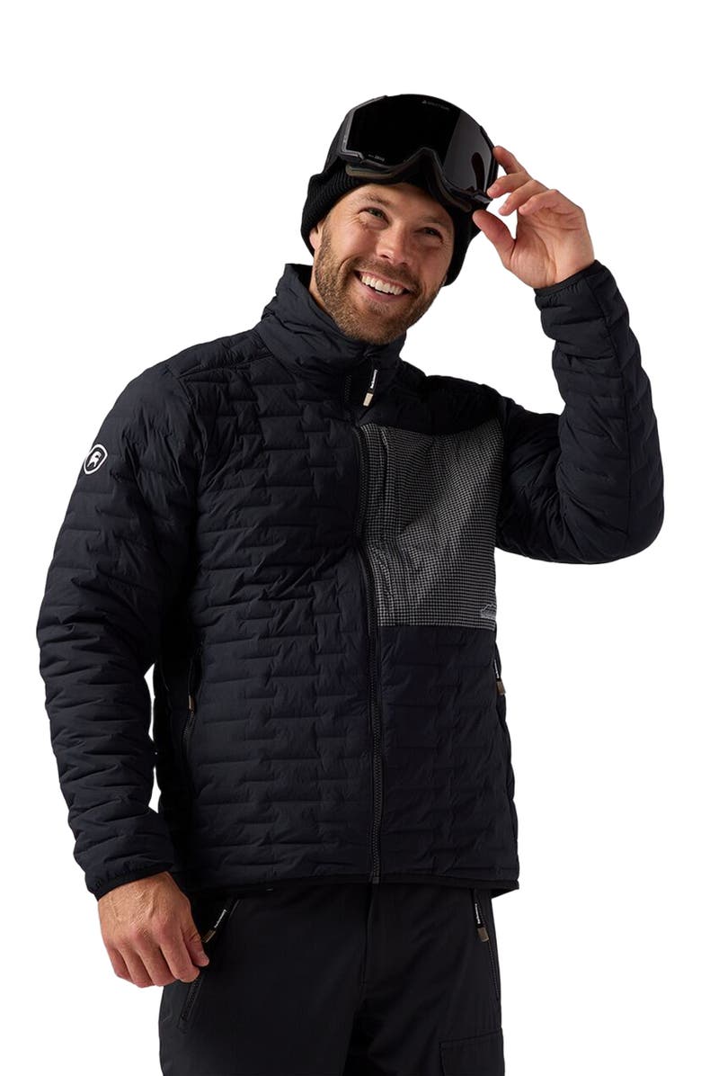 Backcountry Peale Primaloft Stitch-Free Baffle Stretch Jacket - Men
s, Main, color, Black