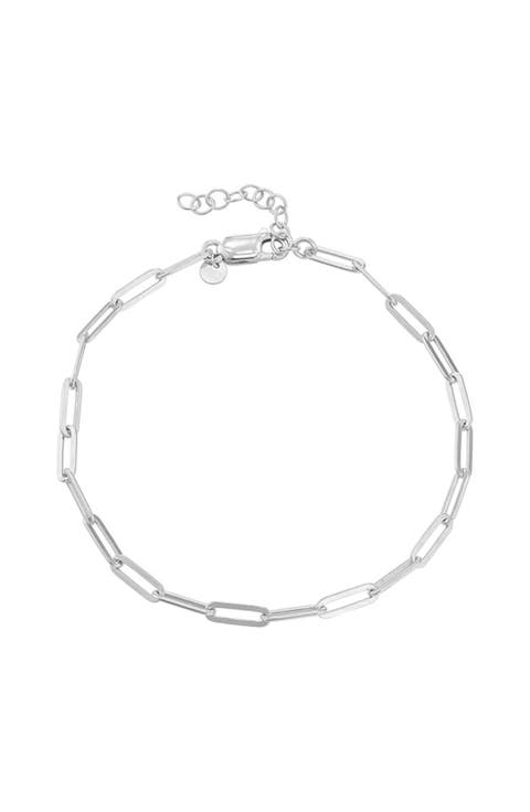 Women's Link Chain Bracelet in Sterling Silver