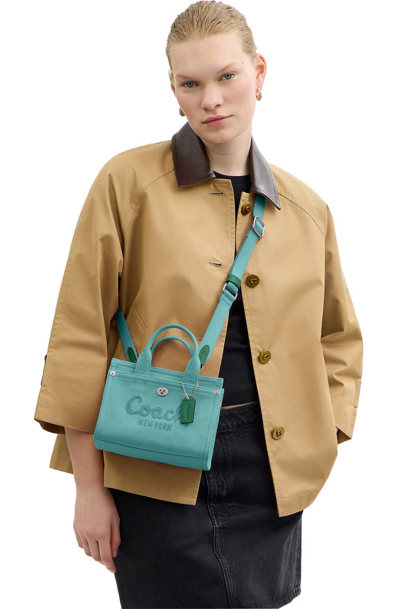 COACH Denim Cargo Tote 20, Alternate, color,