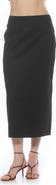 Alexia Admor Ginni Stretch Cotton Midi Skirt