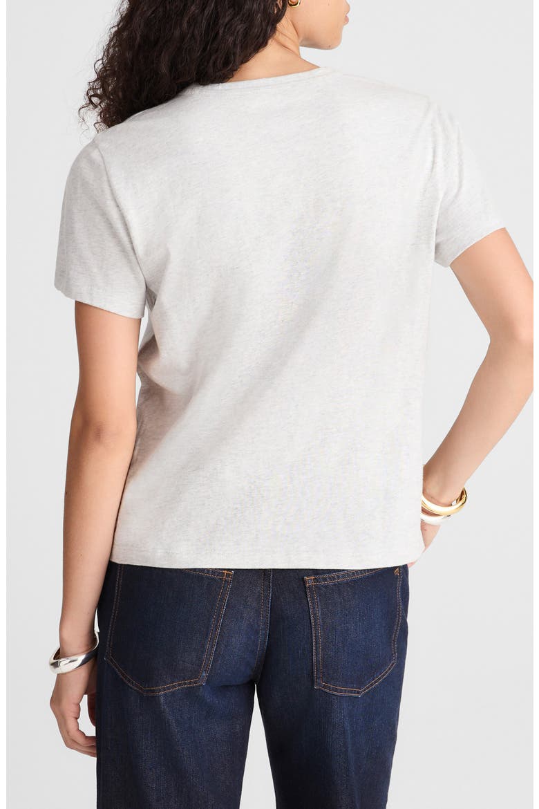 Perfect Crewneck T-Shirt, Alternate, color, HTHR SLATE