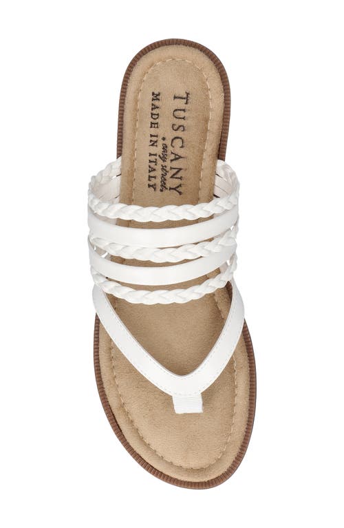 Tuscany By Easy Street® Anji Flip Flop In White