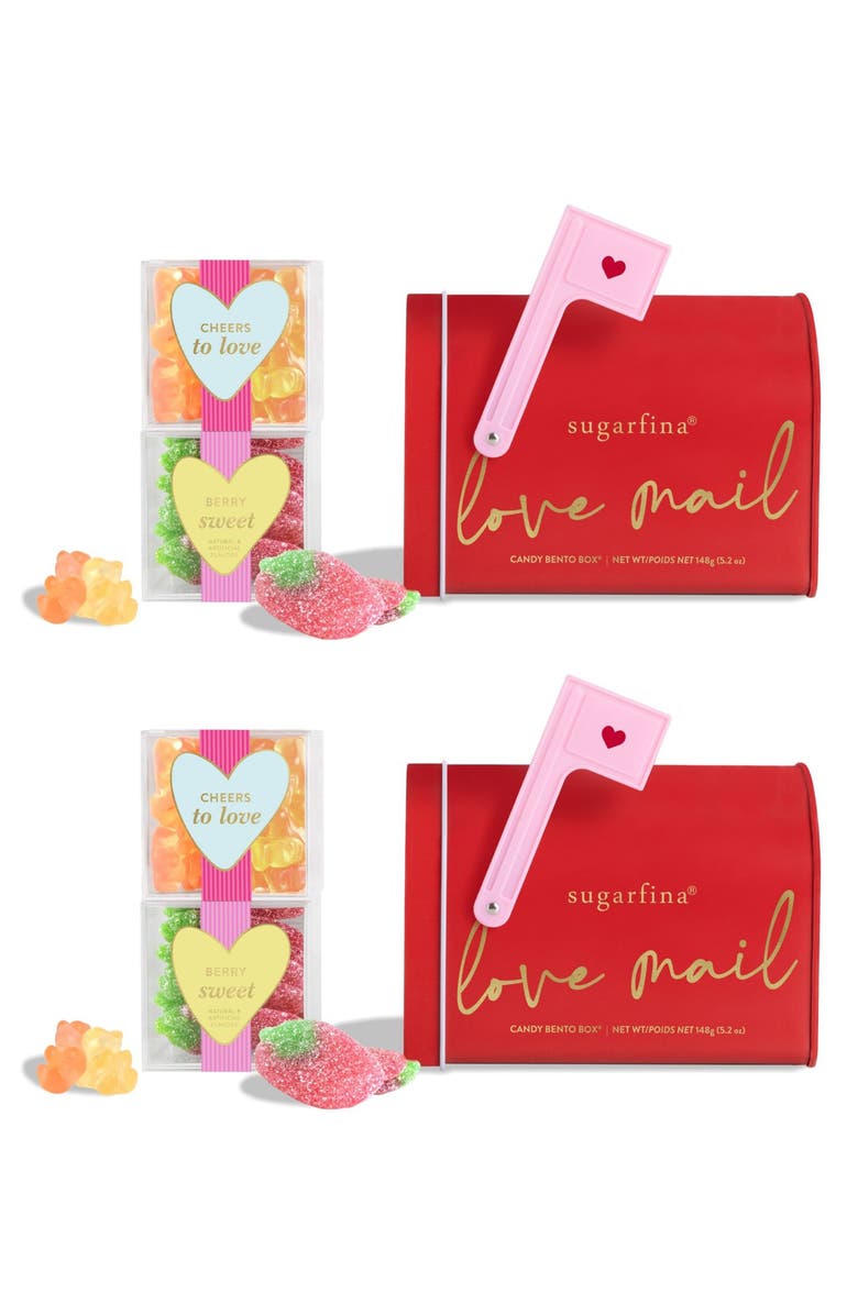 sugarfina Valentine's Day 2026 Candy Cube Mailbox Gift Set, Main, color, 