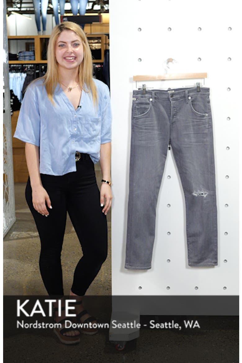 Emerson Ripped Slim Boyfriend Jeans video