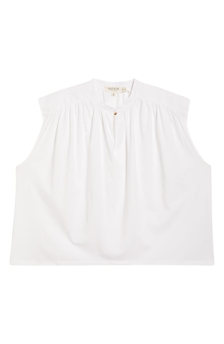 Nation LTD Cary Keyhole Organic Cotton Top, Alternate, color, White