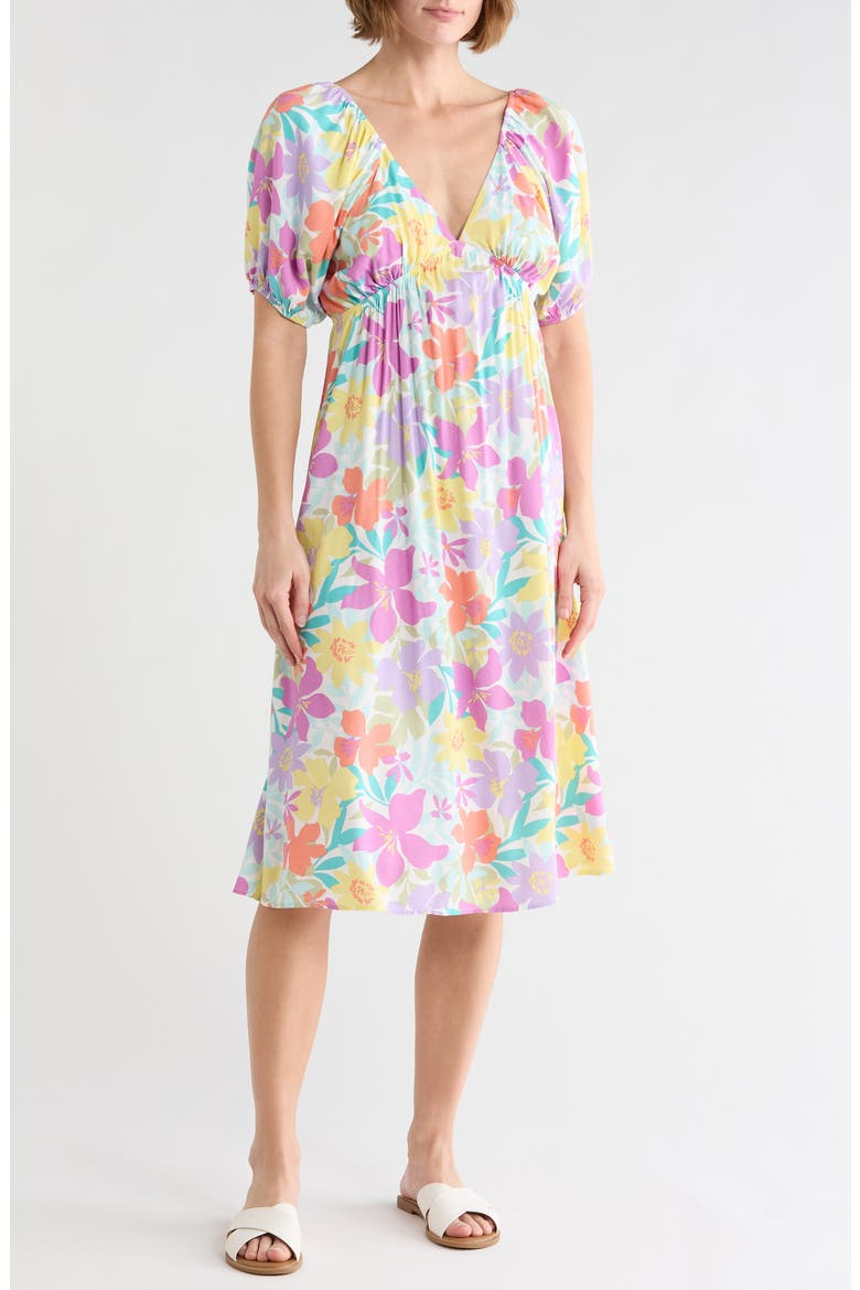 Sway Away Midi Dress, Main, color, SWEET ORCHID