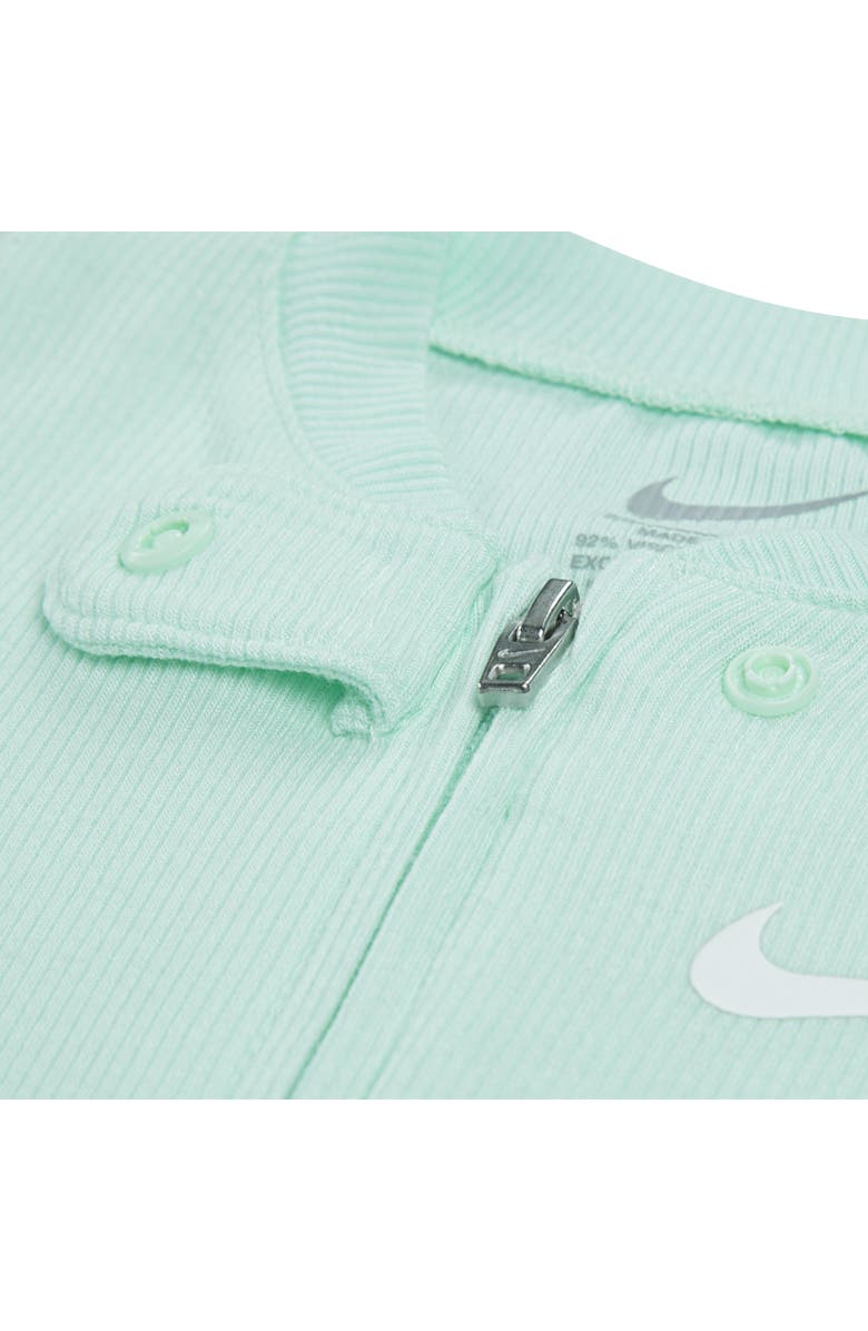 Nike Rib Knit Footie, Alternate, color, Mint Foam