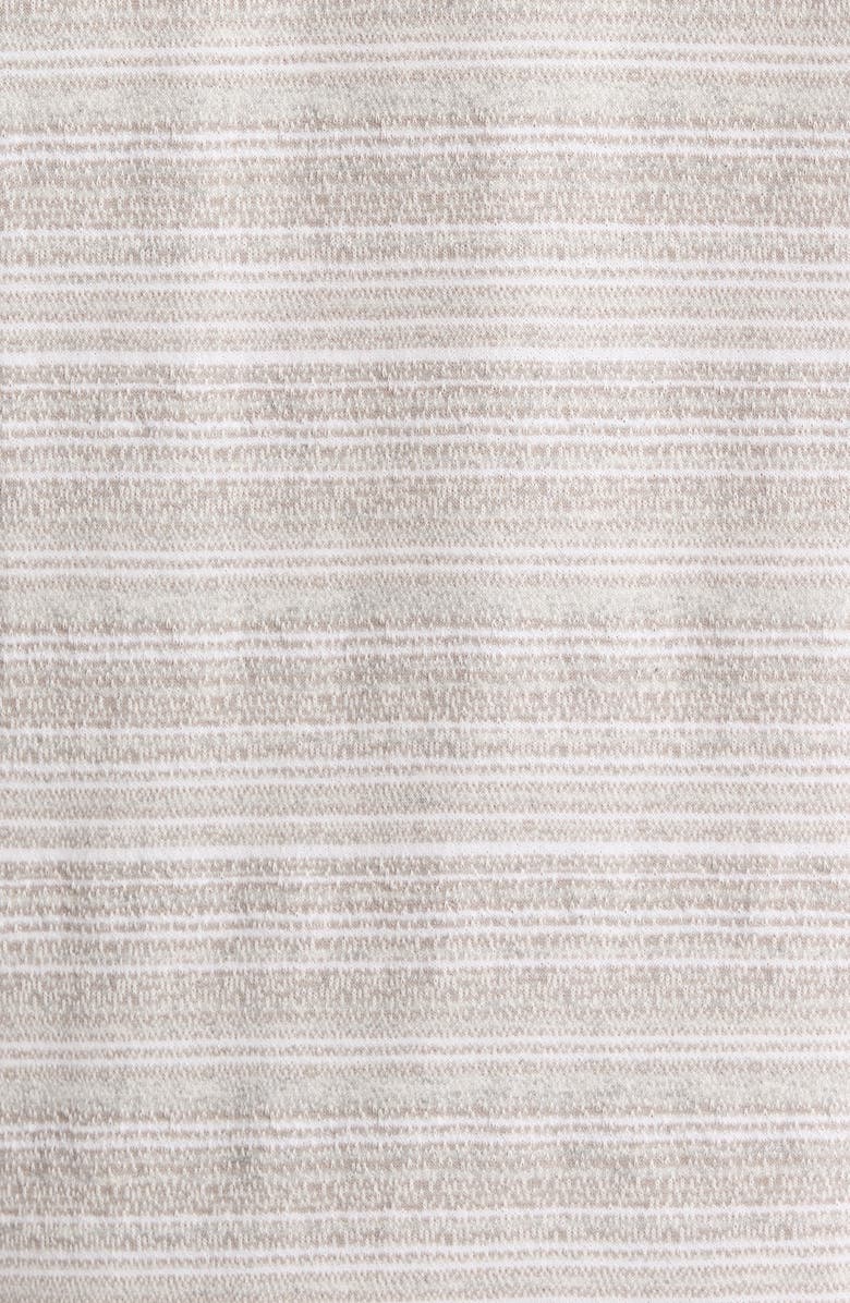 Robert Barakett Duval Stripe Johnny Collar Polo, Alternate, color, Tan