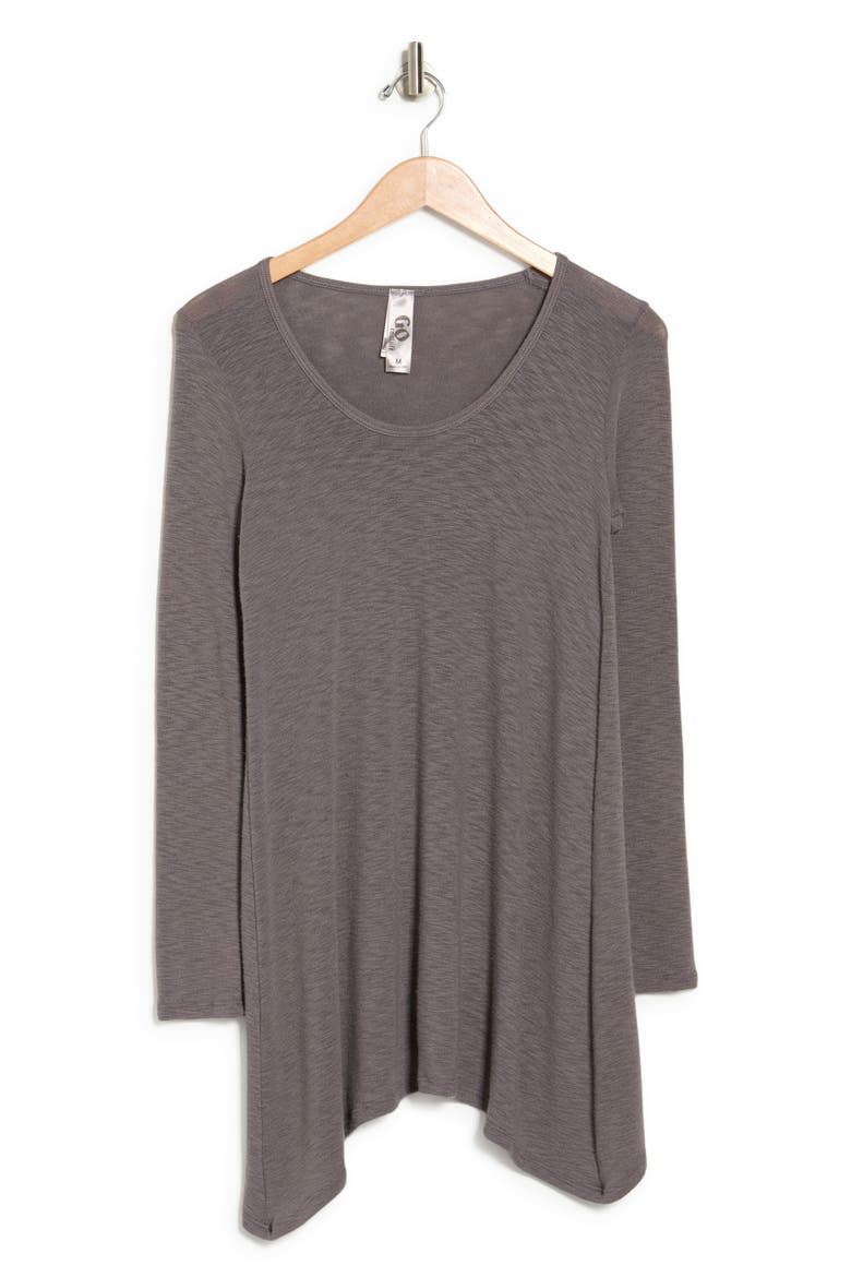 Asymmetrical Swing Sweater, Alternate, color, ULTIMATE GRAY