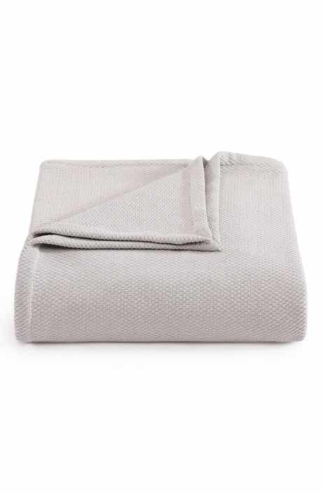 Tommy Hilfiger Cotton Piqué Throw Blanket