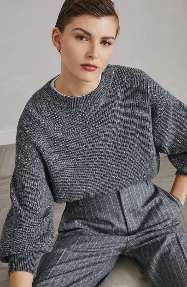 Brunello Cucinelli Cashmere and wool sweater, Alternate, color,