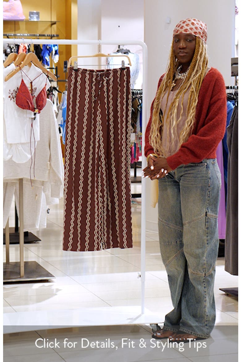Another Wave Drawstring Cotton Blend Pant video