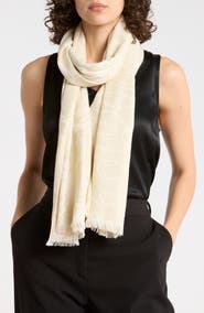 KARL LAGERFELD PARIS Nautical Knots Wrap Scarf