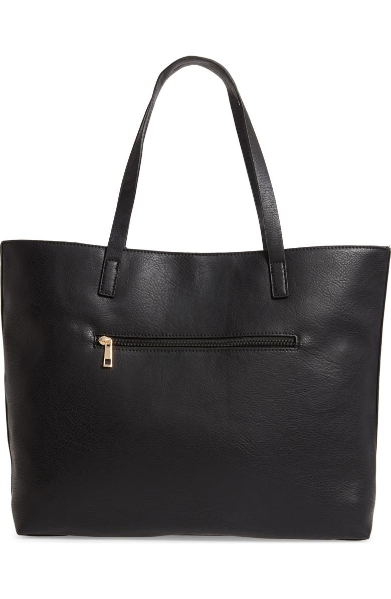 Sole Society Georgia Faux Leather Tote, Alternate, color,