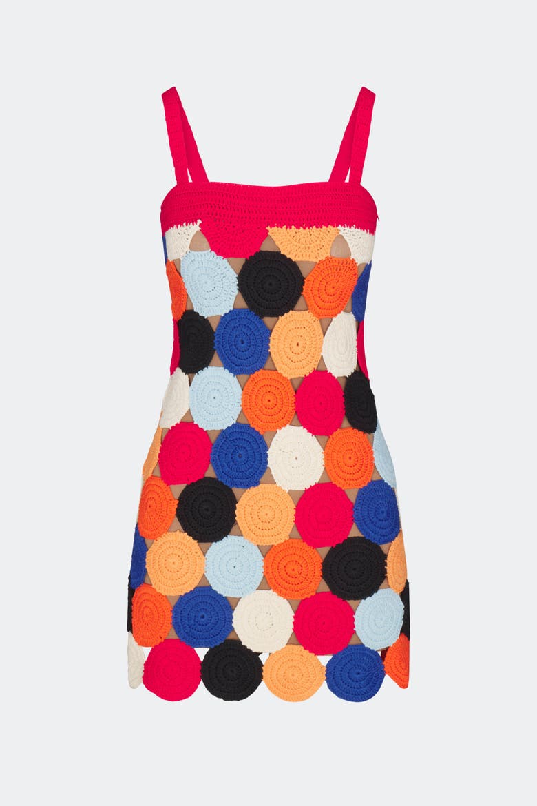 Beep Beep Tank Mini Dress, Alternate, color, Confetti