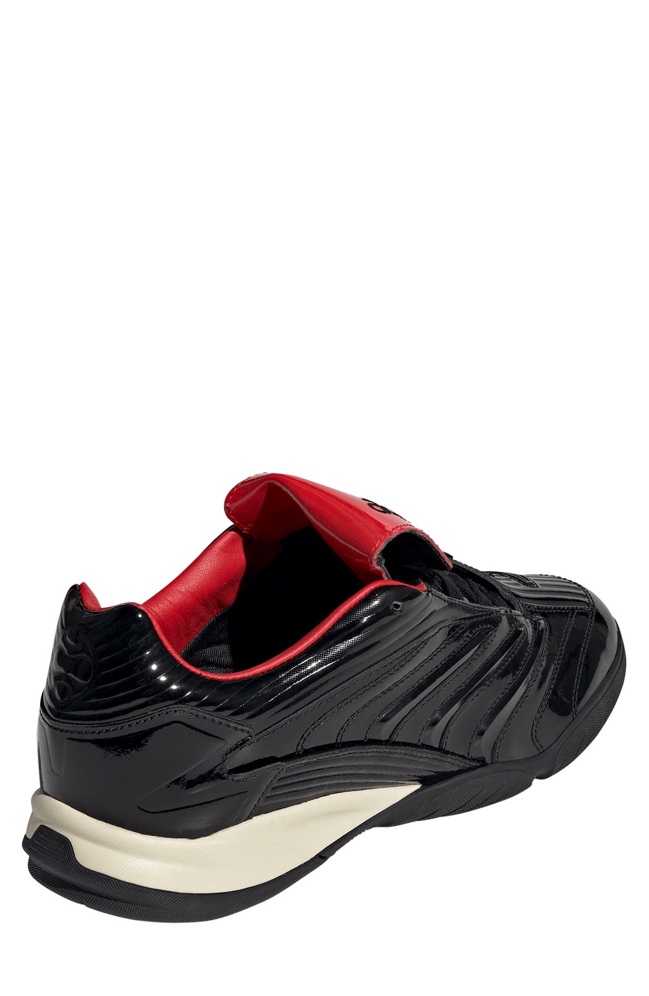 adidas Gender Inclusive Predator Sala Soccer Sneaker, Alternate, color, Core Black/ Red/ Core Black