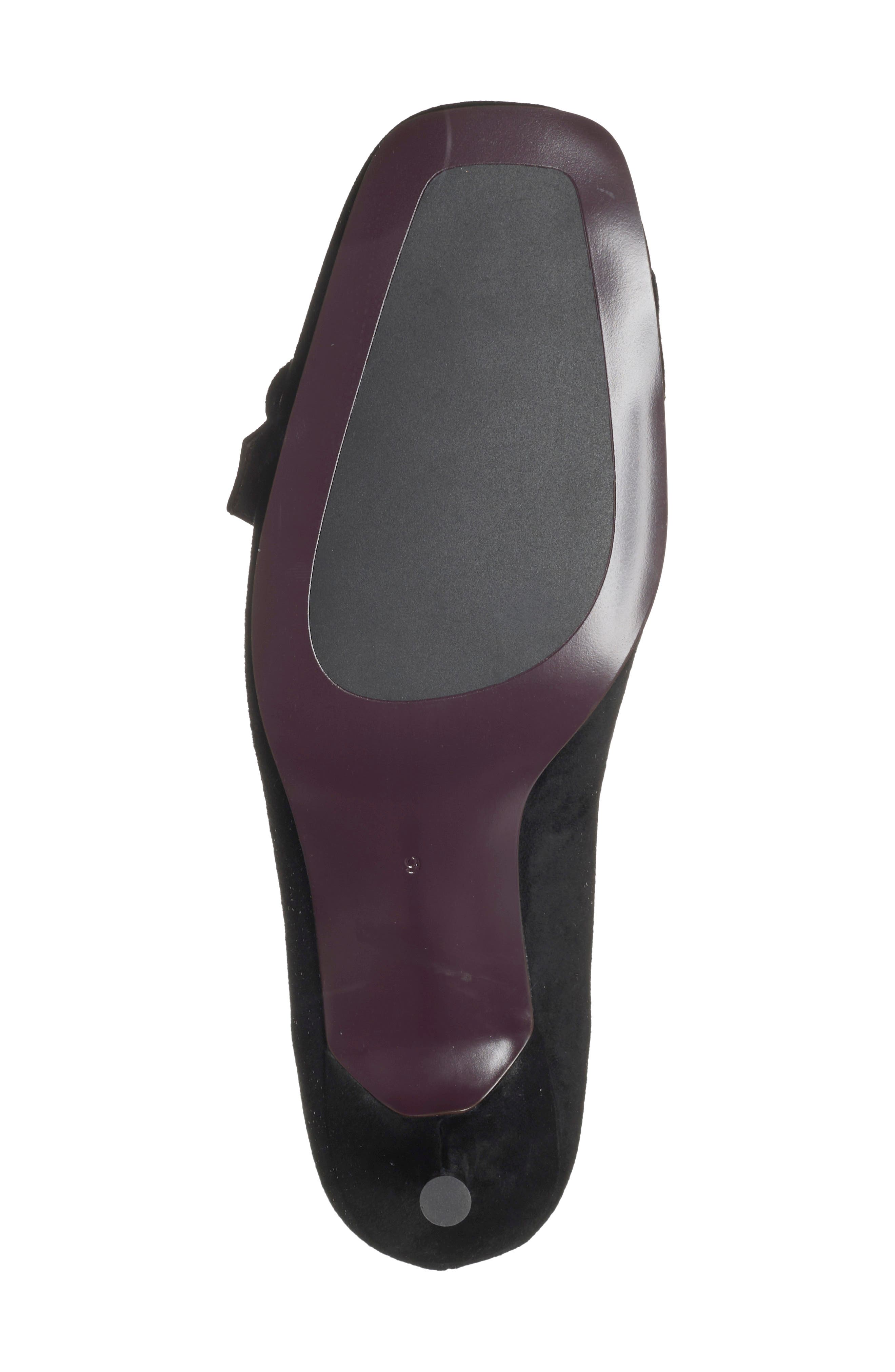 Armina Buckle Pump, Alternate, color, BLACK SUEDE