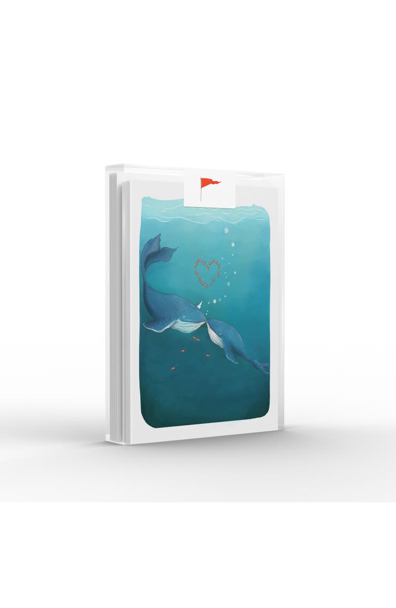 Ramus & Co Whale in Love Greeting Card Pack Set, Main, color, Multi-Pack
