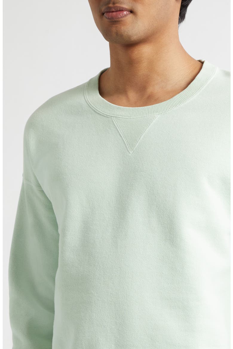 Jumbo French Terry Sweatshirt, Alternate, color, LIGHT GREEN