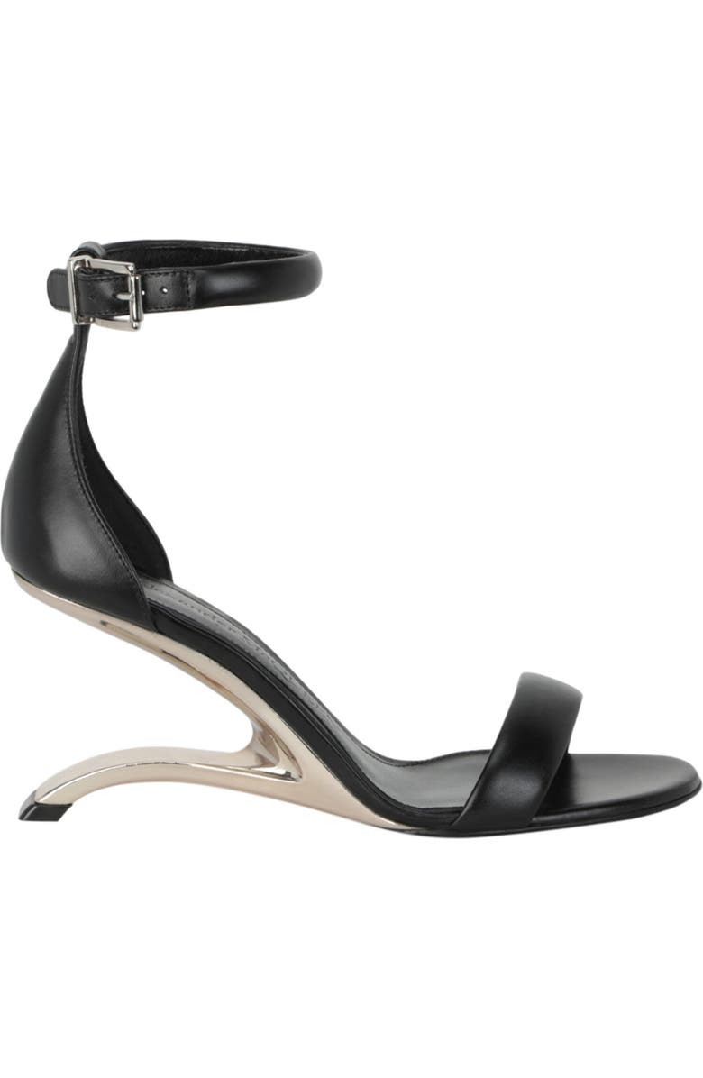 McQueen Arc Ankle Strap Sandal, Alternate, color,