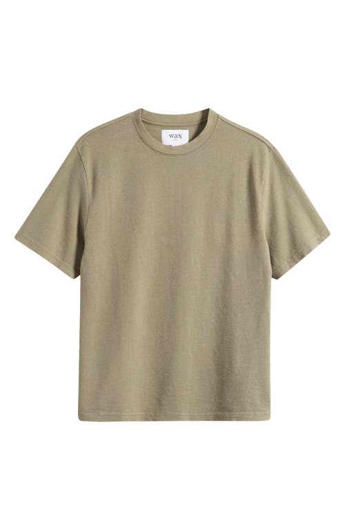 Wax London Dean Organic Cotton T-shirt In Green