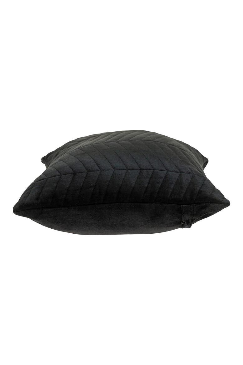 Somin Throw Pillow, Alternate, color, BLACK