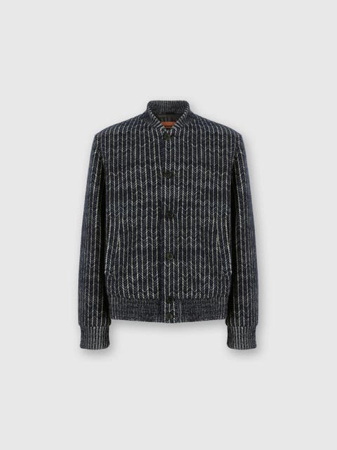 Zigzag Bomber Jacket