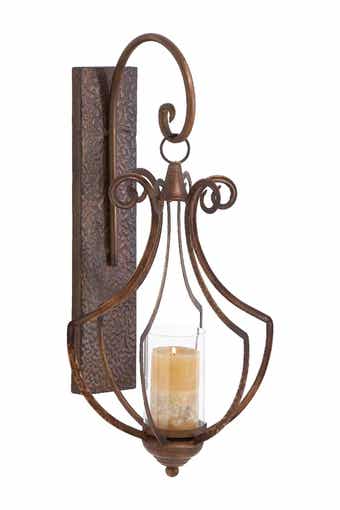 Bronze Metal Rustic Wall Sconce