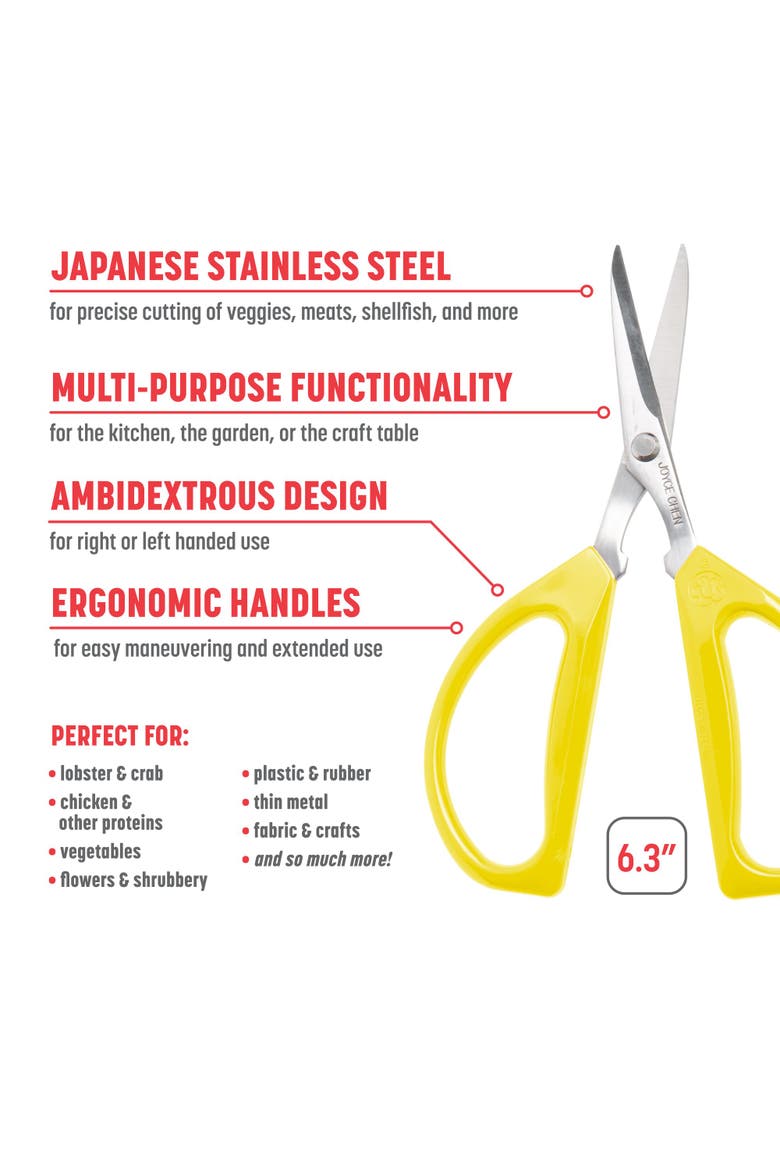 Original Unlimited Kitchen Scissors 2-Pack, Alternate, color, YELLOW