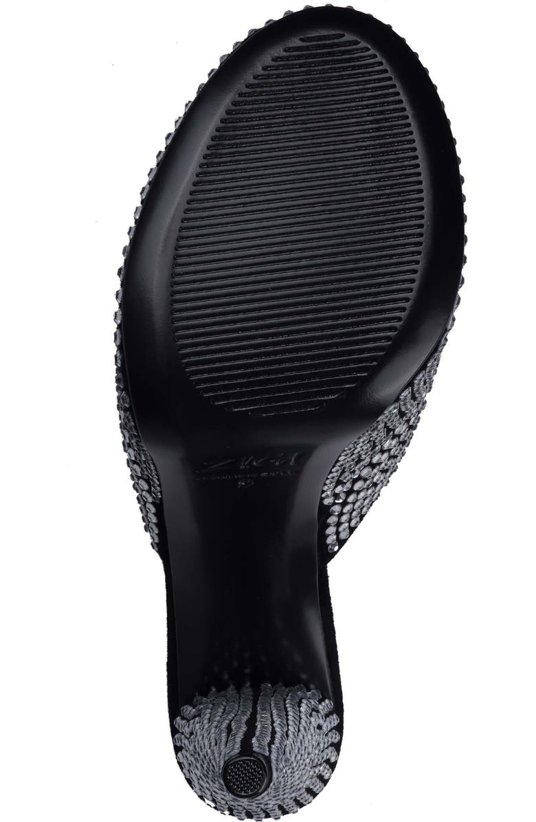 ZIGI Karsyn Embellished Sandal, Alternate, color, Black Leather