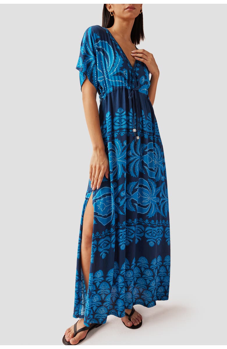 Omika Pia Caftan, Alternate, color, Nikita Atlantic