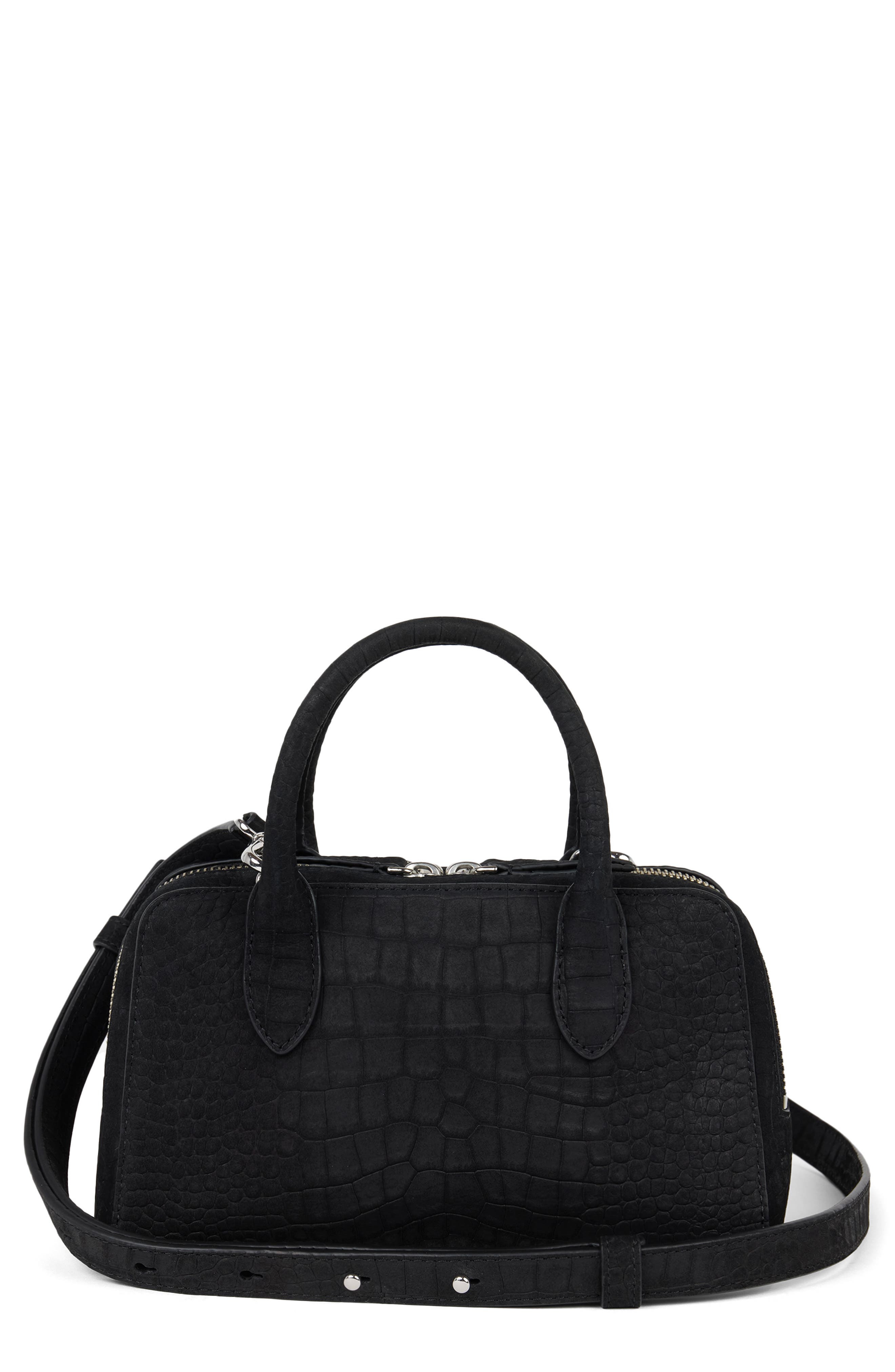 We-ar4 The Ivy 22 Leather Satchel In Black