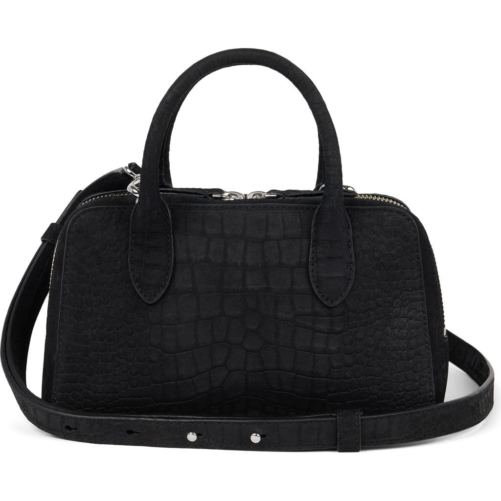 We-ar4 The Ivy 22 Leather Satchel In Black