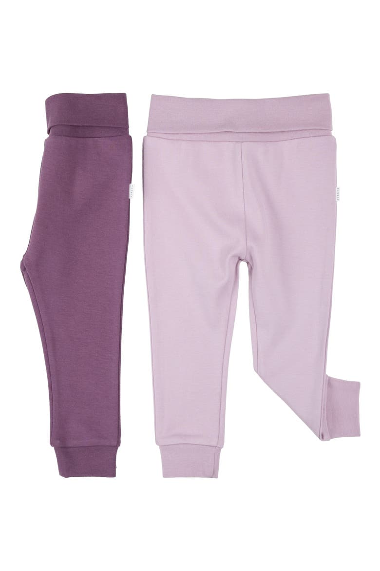Assorted 2-Pack Stretch Cotton Leggings, Main, color, LIGHT PURPLE