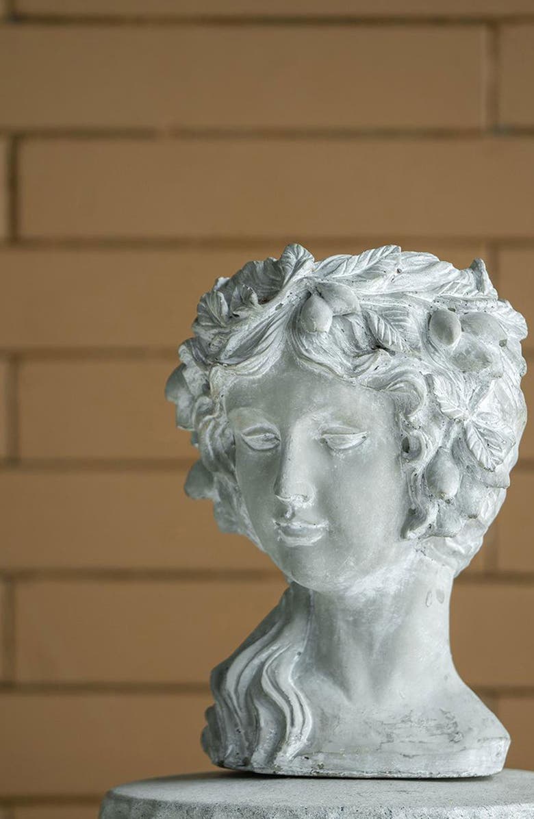 A & B Home Sculpture Garden Planter, Alternate, color, Gray