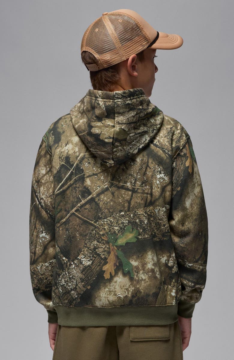Jordan Kids
 x Realtree MJ MVP Fleece Hoodie, Alternate, color, Medium Olive