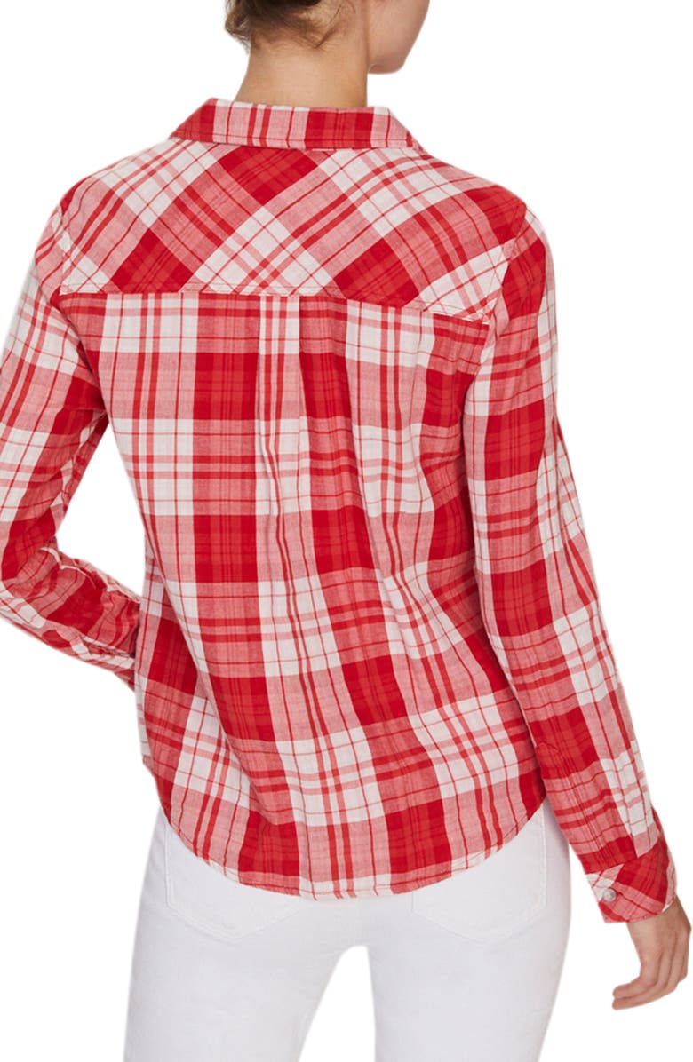 Sanctuary Hayley Tie Front Blouse, Alternate, color,